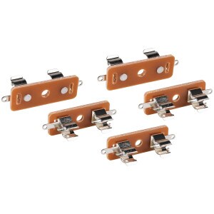 Main product image for 5-Pack Board Mount 5 x 20mm Fuse Holders 070-601
